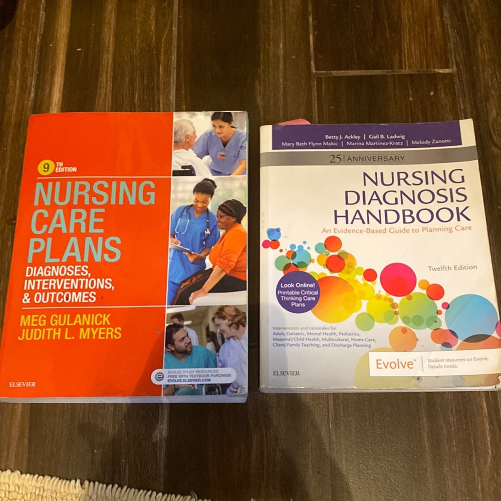 Nursing school- 2 careplan books!
